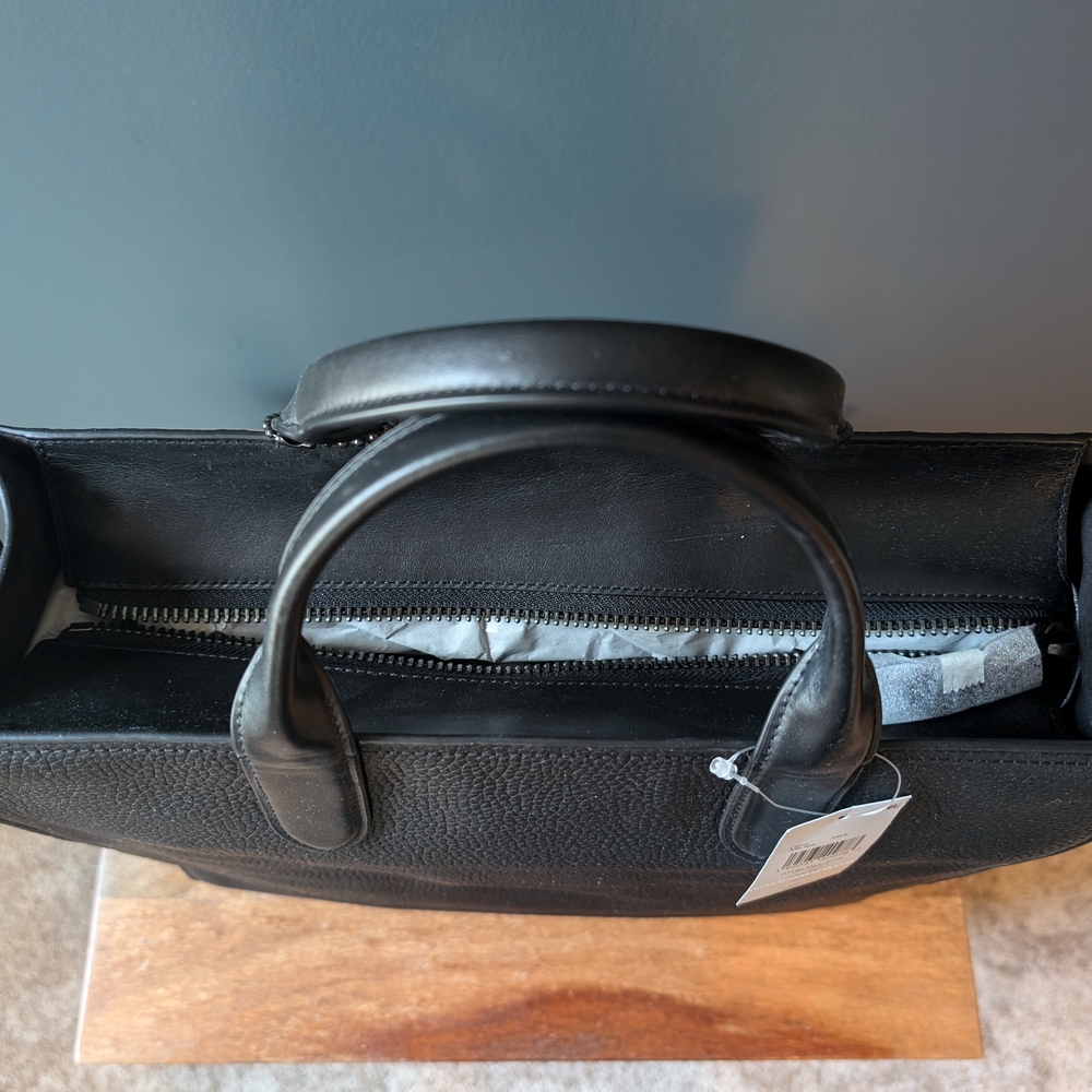Coach Gotham Tall Tote - Black - Picture 8 of 16